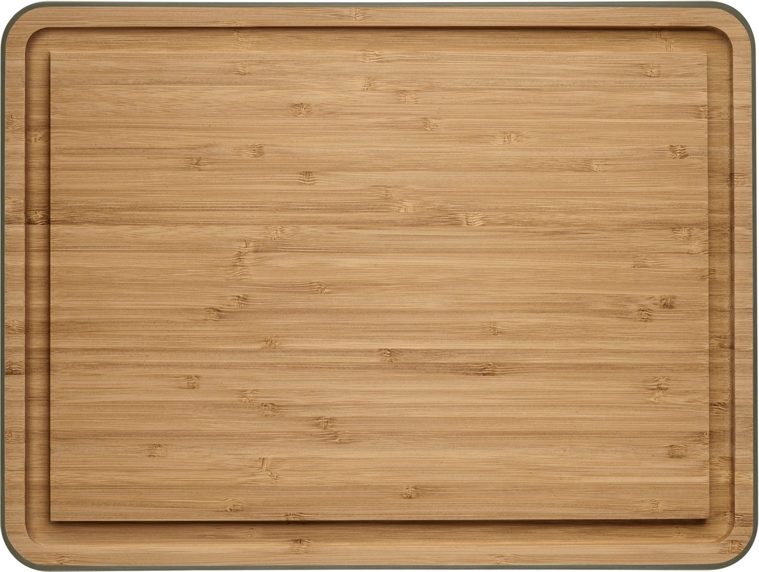 Bamb. Skærebræt Rille Green too